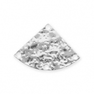 BY31® Apprêts en acier Inox connecteur éventail avec 4 anneaux Argenté