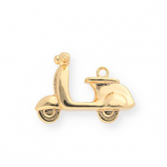 BY31® Breloques en laiton Eco-brass scooter Doré