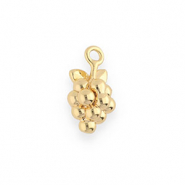 BY31® Breloques en laiton Eco-brass à la main raisins Doré