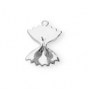 BY31® Breloques en laiton Eco-brass pâtes (papillon) Argenté