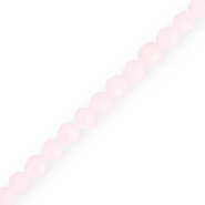 Perles à facettes rondes 6 mm Rose clair