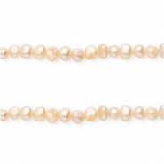 Perles d'eau douce imparfaites nugget 5-6mm Rose coquillage