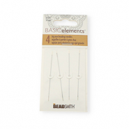 Beadsmith Big eye aiguilles à perles 6cm Argenté