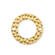 Appr&ecirc;ts en acier Inox connecteur rond Dor&eacute;