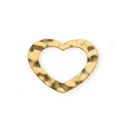 Appr&ecirc;ts en acier Inox connecteur coeur Dor&eacute;
