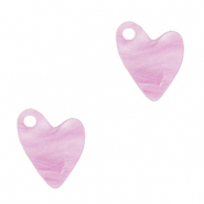 Breloques Plexx coeur Rose lilas
