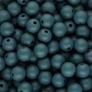DQ Perles acryliques 10 mm Bleu pétrole