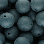 DQ Perles acryliques 20 mm Bleu pétrole
