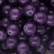 Perles en verre 10 mm Violet