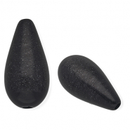 Perles Super Polaris Elements en forme de goutte shiny Noir
