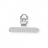 Attache pour cordon de t&eacute;l&eacute;phone Argent&eacute;