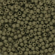 DQ Perles acryliques 4 mm brillant Vert arm&eacute;e