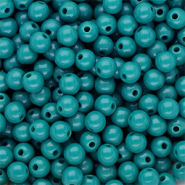 DQ Perles acryliques 6 mm brillant Turquoise