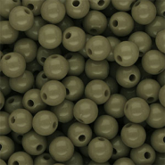 DQ Perles acryliques 8 mm brillant Vert arm&eacute;e