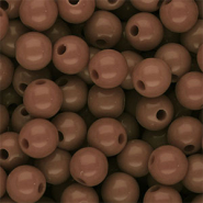 DQ Perles acryliques 10 mm brillant Marron