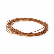 Cuir rond&nbsp;1&nbsp;mm Marron clair