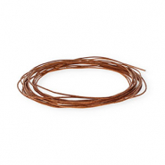 Cuir rond&nbsp;1&nbsp;mm Marron
