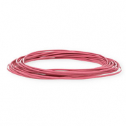 Cuir rond&nbsp;1,5&nbsp;mm Rose