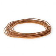 Cuir rond&nbsp;1,5&nbsp;mm Marron clair
