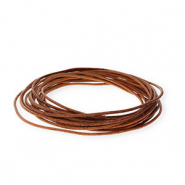 Cuir rond&nbsp;2&nbsp;mm Marron
