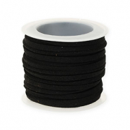Simili daim plat 3&nbsp;mm Noir