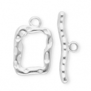Appr&ecirc;ts en acier Inox fermoir T Argent&eacute;