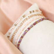 Sets d'inspiration Confectionnez des bracelets rayonnants avec ces perles à facettes cubes