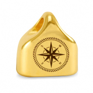 Porte-clés DQ Mix & Match avec cordelette style marin Embouts en métal DQ Mix & Match