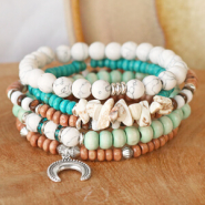 Sets d'inspiration Confection de bracelets robustes avec des perles en bois 