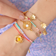 Sets d'inspiration Confectionner d’élégants bijoux avec des breloques et des connecteurs fleur en métal DQ 