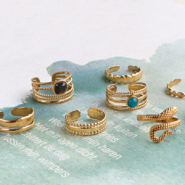 Sets d'inspiration Inspiration de bijoux avec des bagues en acier inox 