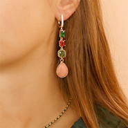 Sets d'inspiration Inspiration de bijoux avec des pendentifs et connecteurs en verre crystal glass