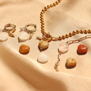 Sets d'inspiration Créer des bijoux avec des cœurs en pierre naturelle !