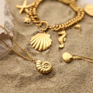 Nouveau Nouveau ! Breloques en acier inoxydable Sealife