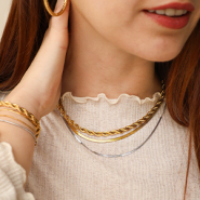 Sets d'inspiration Mix & Match colliers et bracelets en acier inoxydable