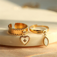 Sets d'inspiration Créez de beaux colliers et bagues avec des breloques nacrées en acier inoxydable