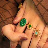 Sets d'inspiration Complétez votre collection avec des bagues en acier inoxydable avec émail