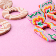 Nouveau A saisir ! Pendentifs en polymère funky