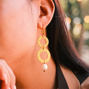 Nouveau Boucles d'oreilles et breloques en acier
