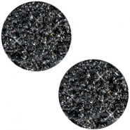Cabochon plat 12mm Polaris Elements Goldstein noir