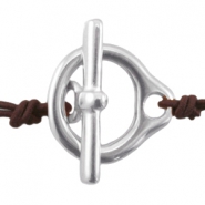 Perles en métal DQ argent antique Apprêts en métal DQ argent antique