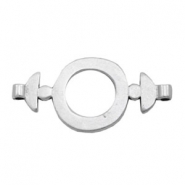 Breloques en m&eacute;tal TQ connecteur anneau 30mm argent&eacute; antique