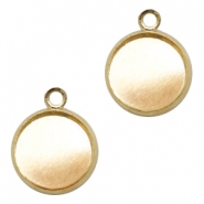 Sertis en m&eacute;tal 1 anneau pour cabochon 12mm dor&eacute;