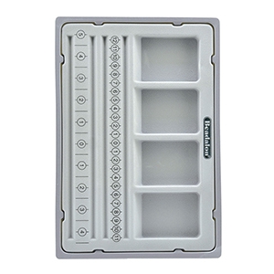 Beadalon Bracelet Board with Cover Gris