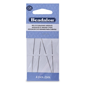 Beadalon Needle 5.7cm Big Eye Argent&eacute;