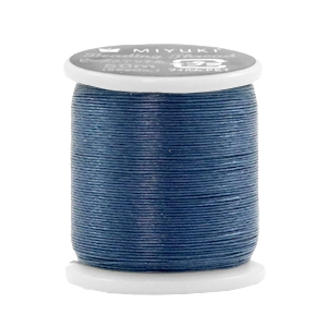 Fil Miyuki Beading thread Bleu denim