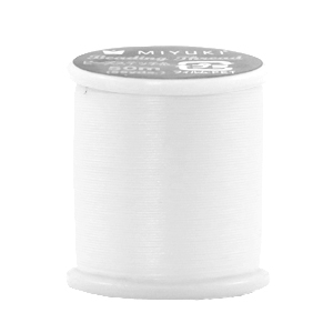 Fil Miyuki Beading thread Blanc