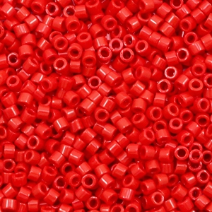 Perles Miyuki delicas 11/0 Opaque red DB-723