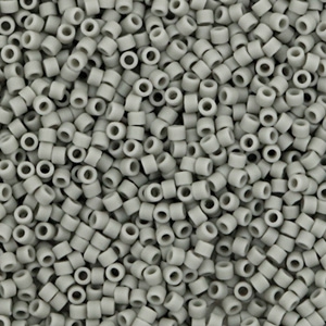 Perles Miyuki delicas 11/0 Opaque matte gray DB-761