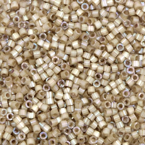 Perles Miyuki delicas 11/0 Silk satin dyed smokey quartz brown DB-680